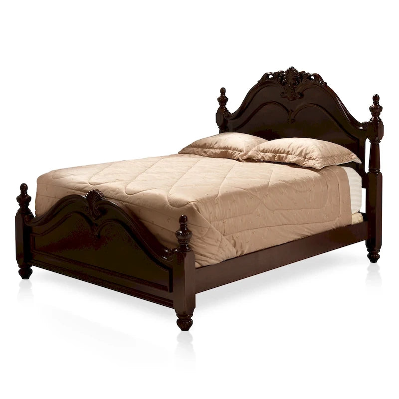 Cherry Solid Wood Four Poster Bed