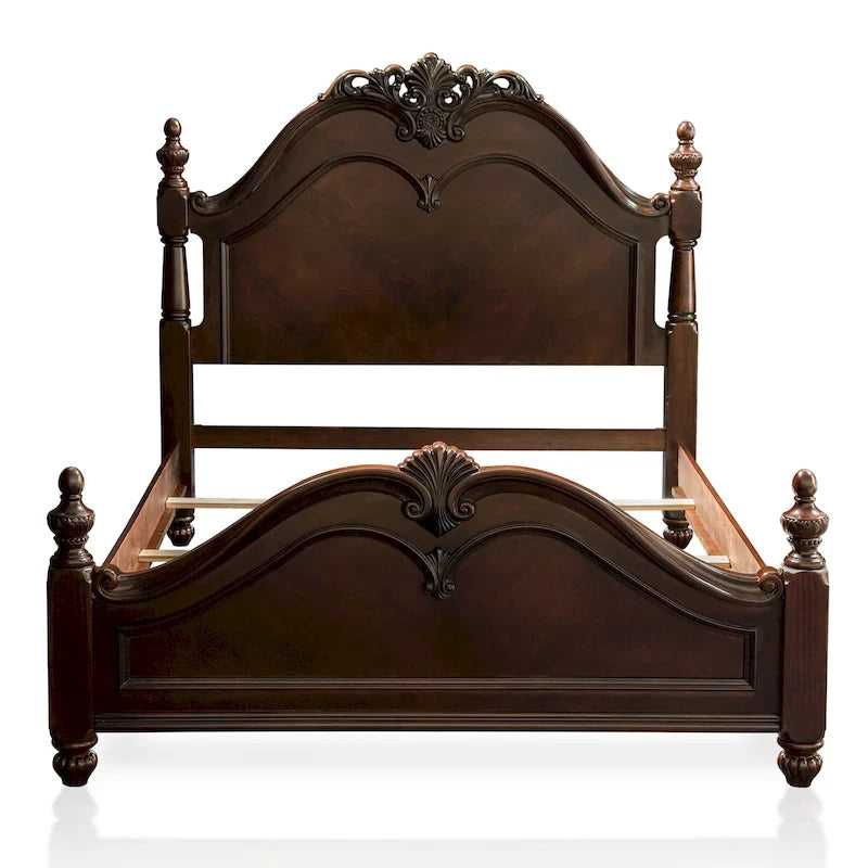 Cherry Solid Wood Four Poster Bed
