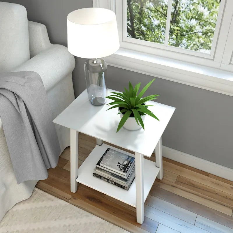 Mid-Century Modern Accent End Table - 23L x 16.25W x 25.5H