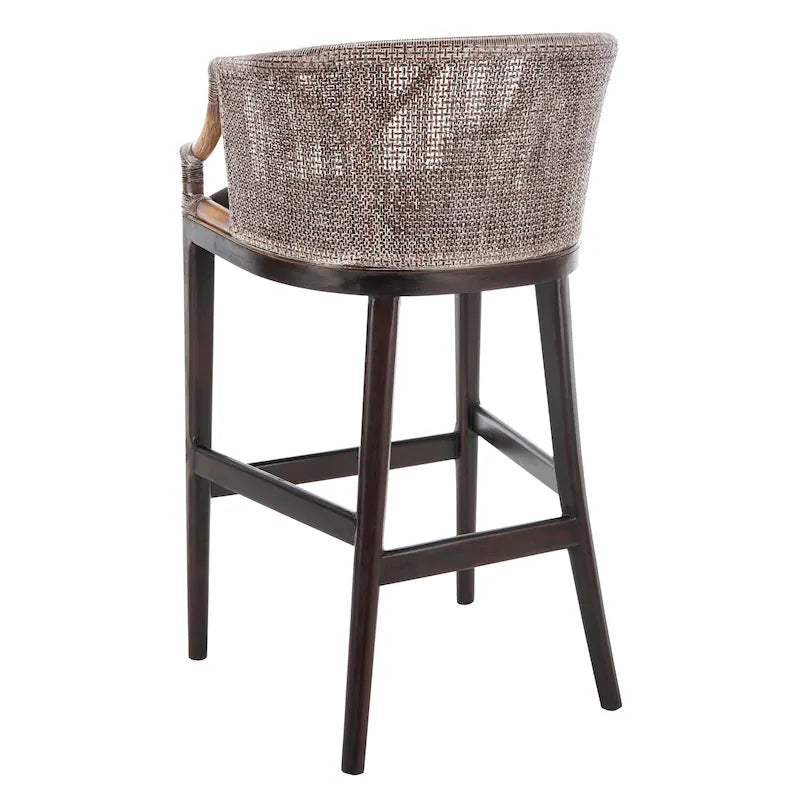 Rattan 30-inch Bar Stool - 22.3W x 20.5L x 39H