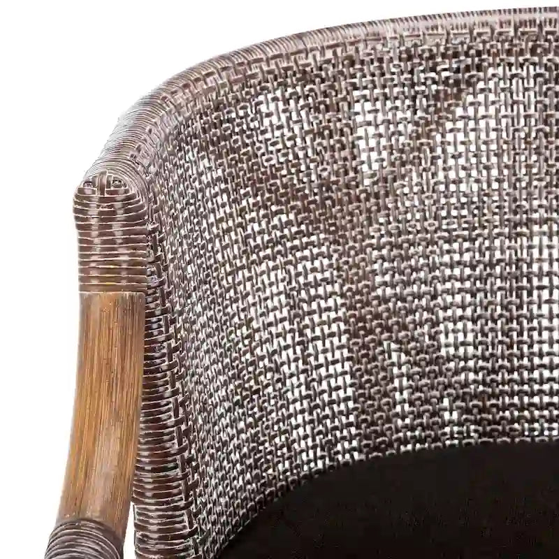 Rattan 30-inch Bar Stool - 22.3W x 20.5L x 39H