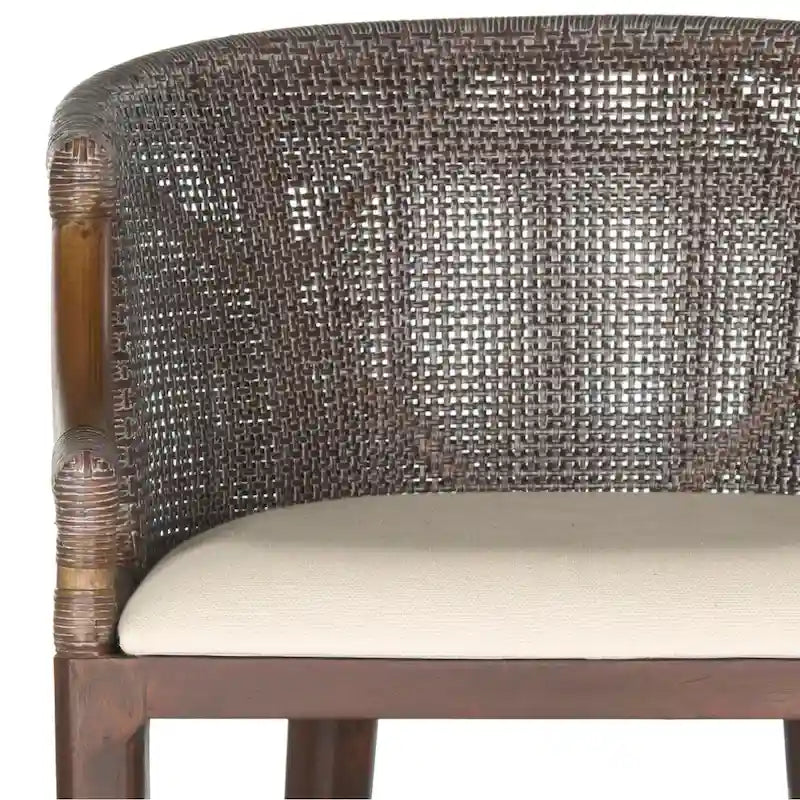 Rattan 30-inch Bar Stool - 22.3W x 20.5L x 39H