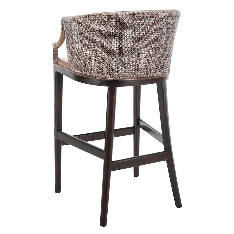 Rattan 30-inch Bar Stool - 22.3W x 20.5L x 39H