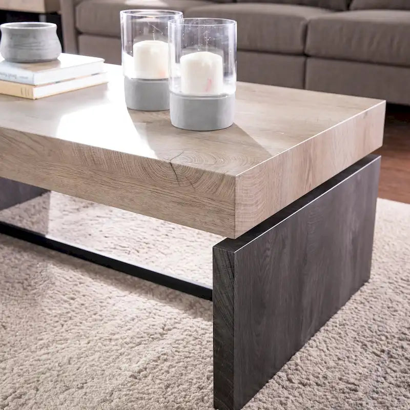 Modern Farmhouse Duo-Tone Coffee Table