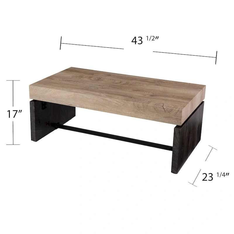 Modern Farmhouse Duo-Tone Coffee Table