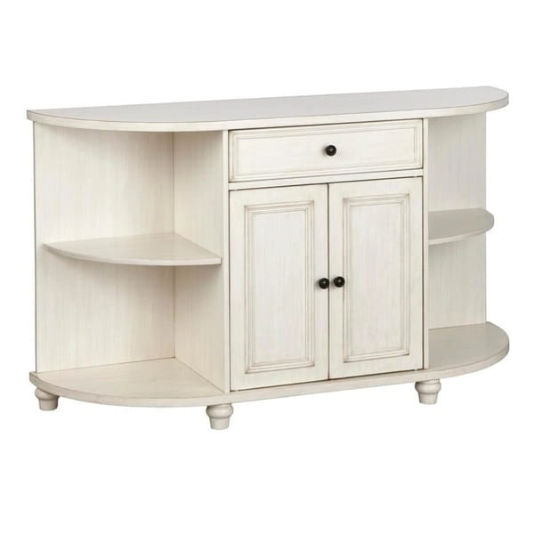 Farmhouse Buffet/Sideboard with Curved Front Design
