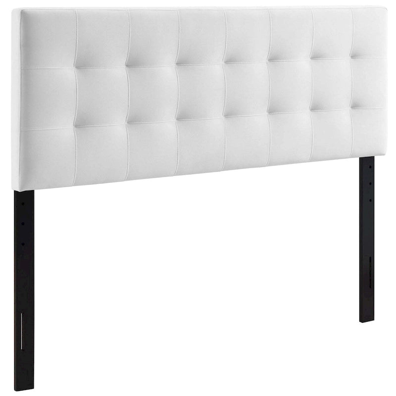 Queen-size Biscuit Tufted Velvet Headboard