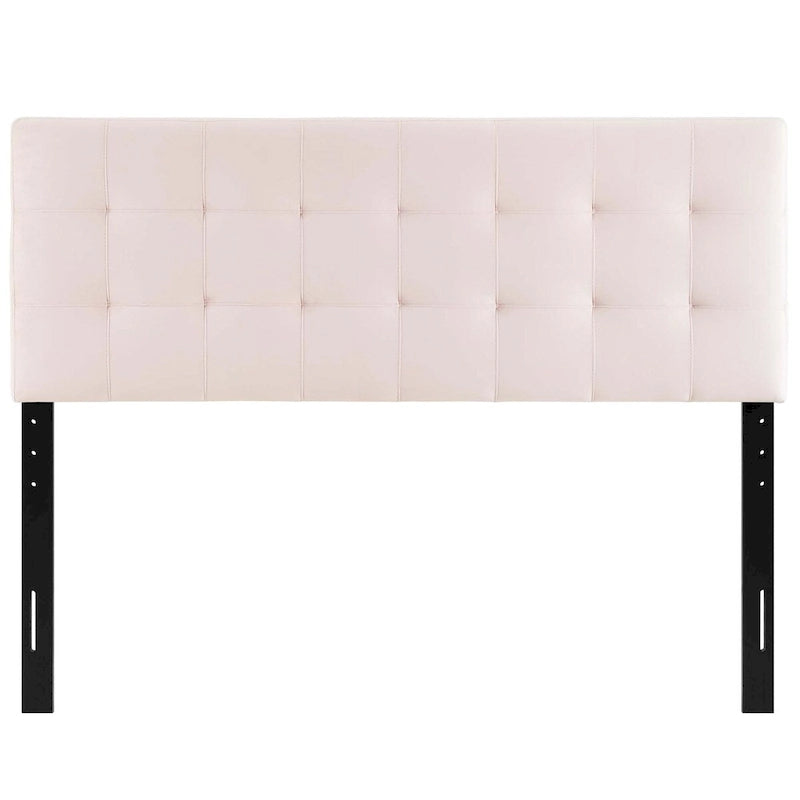 Queen-size Biscuit Tufted Velvet Headboard