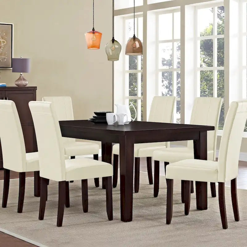 Faux Leather Upholstered Dining Chair (Set of 2)