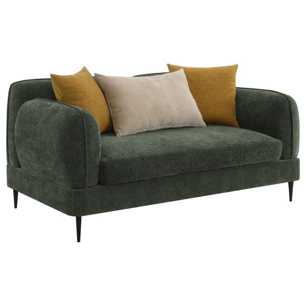 Jade Chenille Upholstered Sofa Set - Image 10