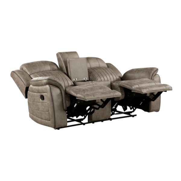 2pc Set: Sofa, Love Brown - Image 6