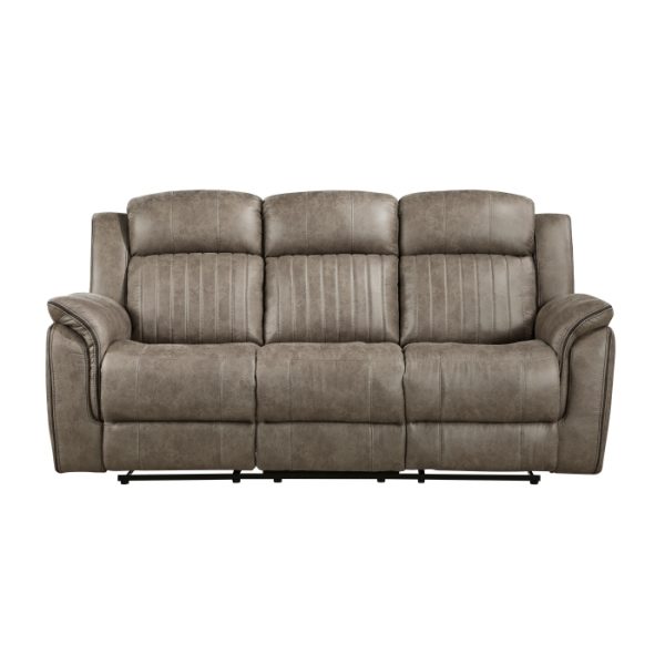 2pc Set: Sofa, Love Brown - Image 3