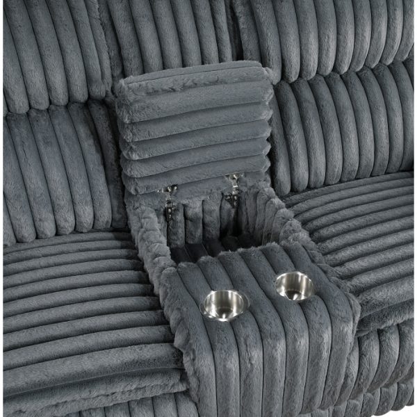 2pc Set: Sofa, Love Black - Image 8