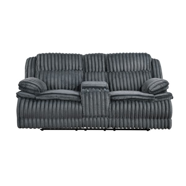 2pc Set: Sofa, Love Black - Image 3
