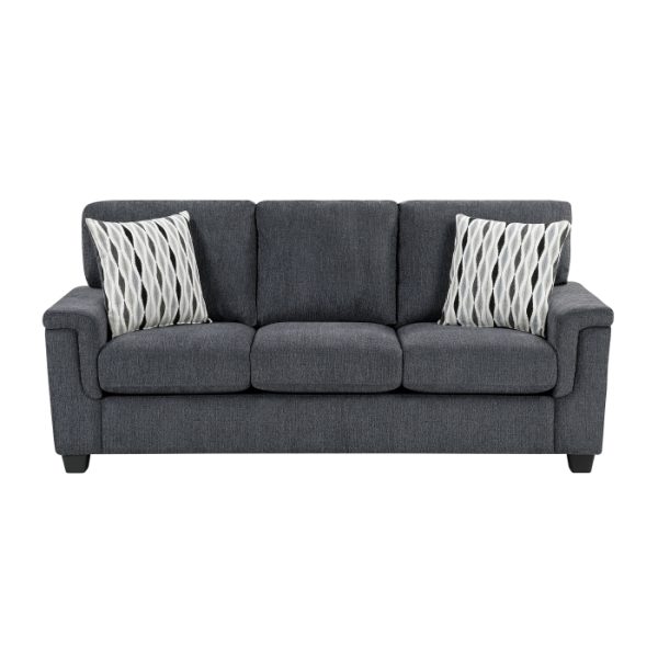 2pc Set: Sofa, Love Light Grey - Image 2