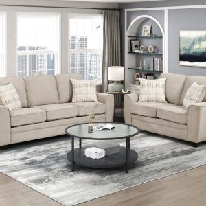 2pc Set: Sofa, Love Seat The Zander Collection