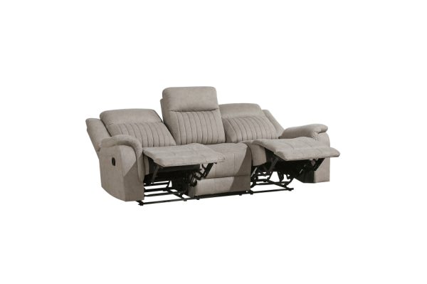 2pc Set: Sofa, Love Seat Double Reclining - Image 4