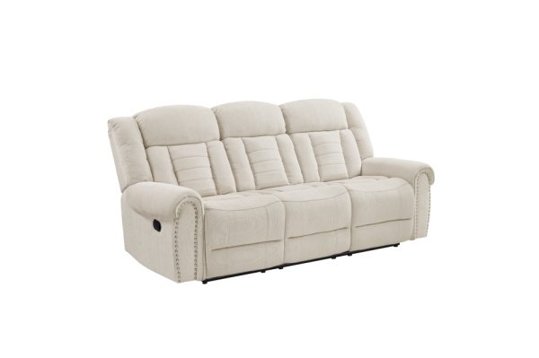 2pc Set: Sofa, Love Seat Chenille Fabric - Image 3