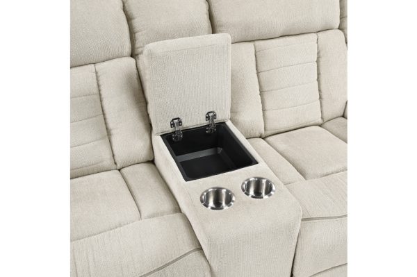 2pc Set: Sofa, Love Seat Chenille Fabric - Image 8